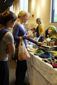knitatthebar2011 vendor booth at GLAM 2011